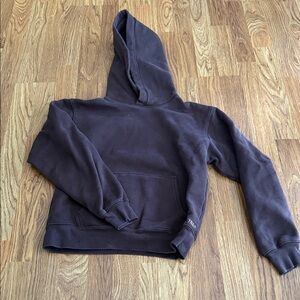 Dark Brown Hoodie with Front Pocket